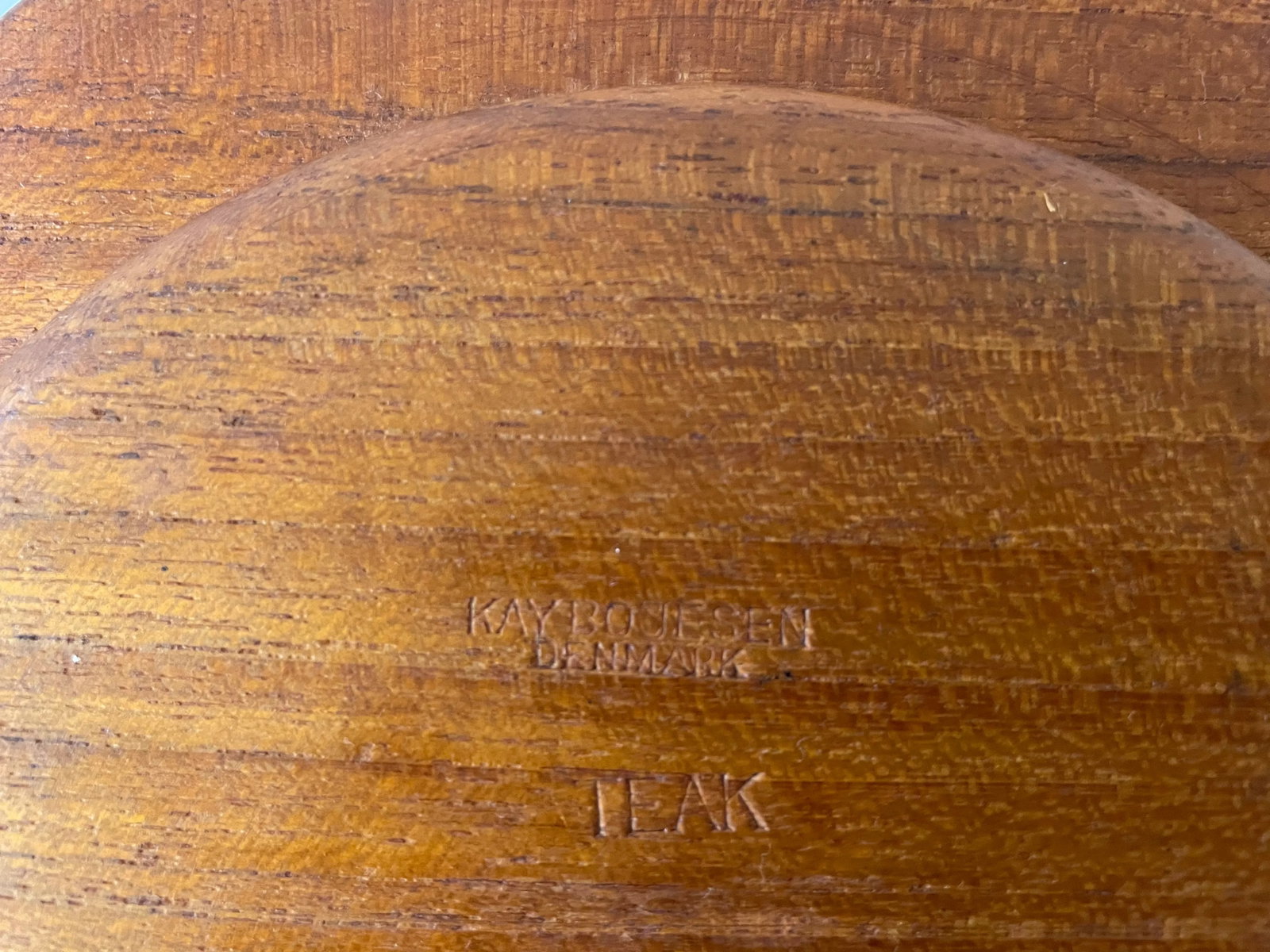 1950s Kay Bojesen Teak Crumb Tray & Brush Set- 2 Pieces - 7