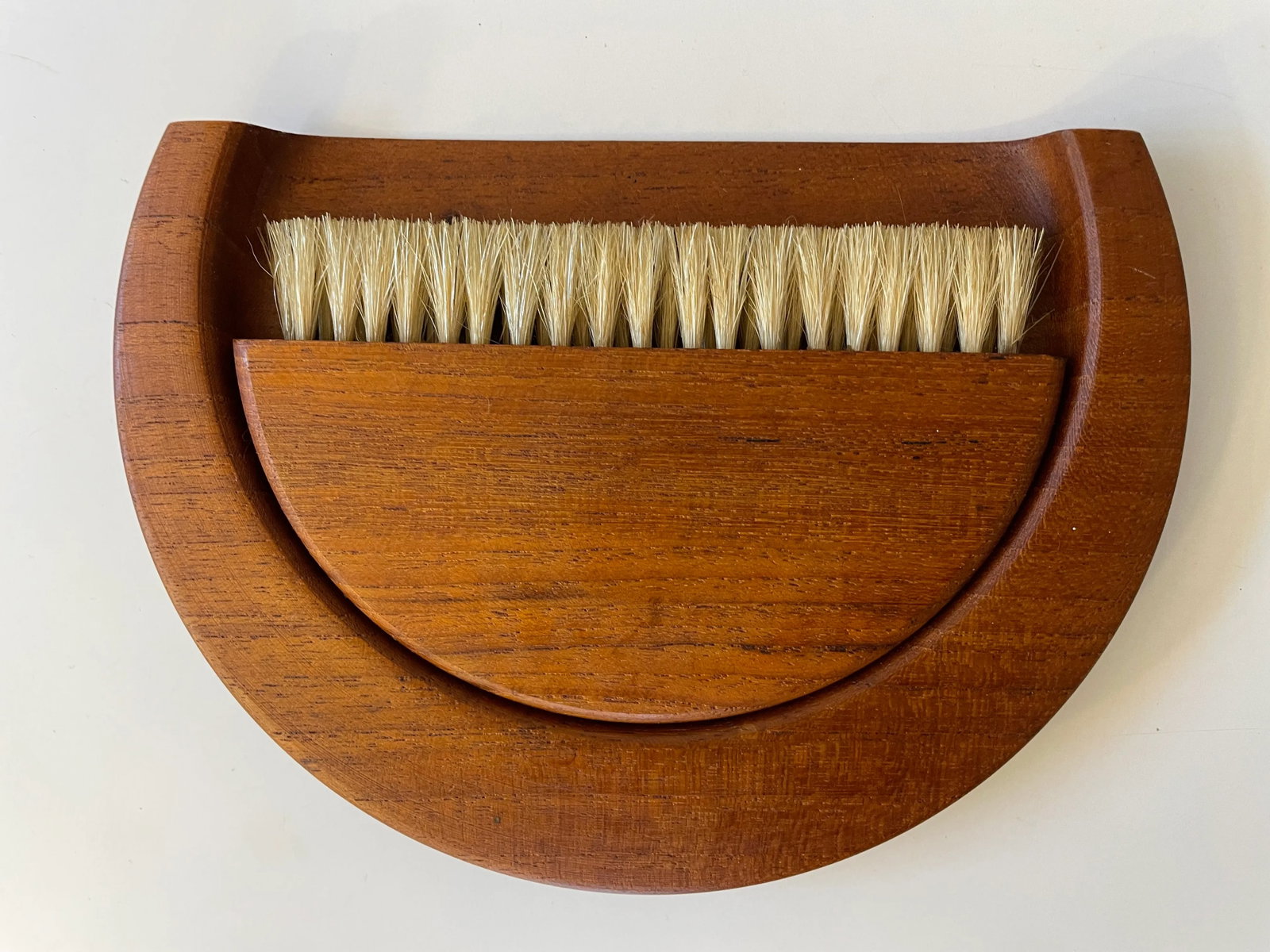 1950s Kay Bojesen Teak Crumb Tray & Brush Set- 2 Pieces - 8