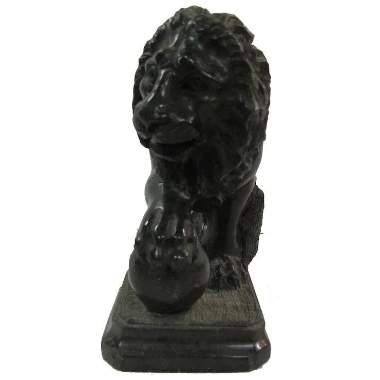 Mid 19th Century Hand Carved Marble Lion - 8