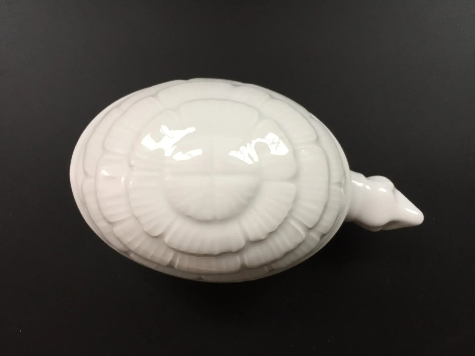 Vintage French Limoges Charles Field Haviland Tortoise Box With Flower Petals Lid - 6