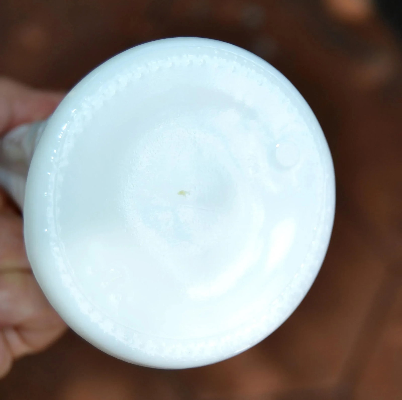 Mid-Century Modern Collectibles White Milk Glass Vase Candle Holder 1970 - 12