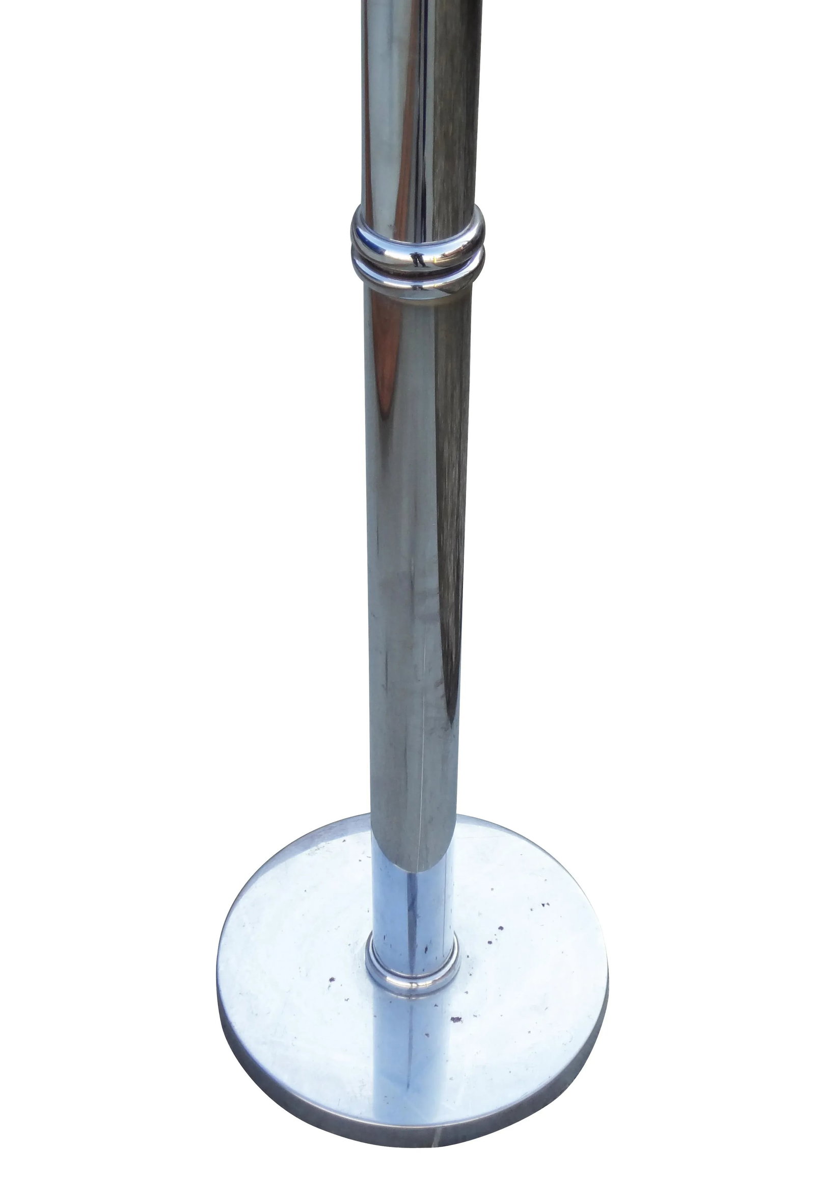 Cylindrical Chrome Floor Lamp - 3