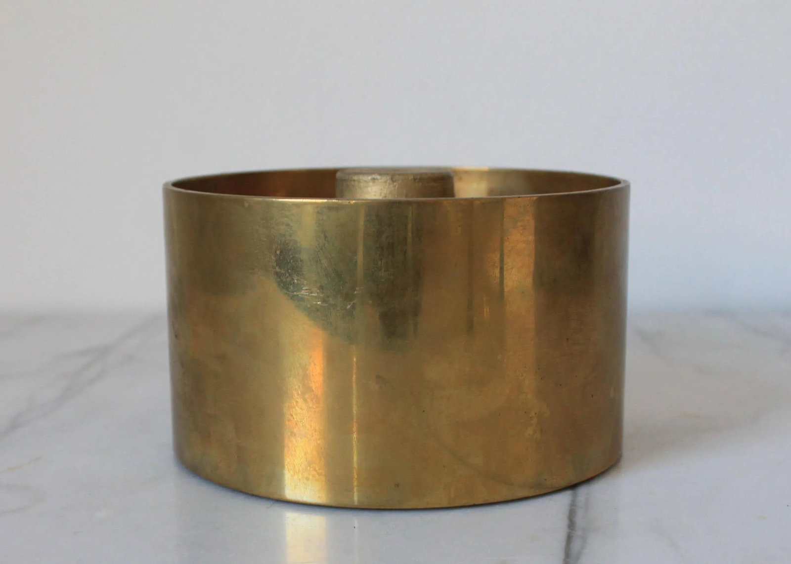 Vintage Lidded Brass Container by Chapman - 2