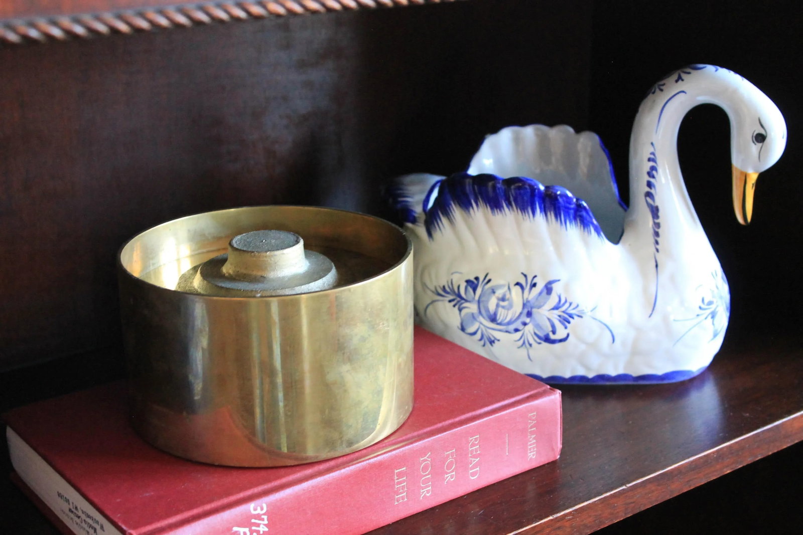 Vintage Lidded Brass Container by Chapman - 4