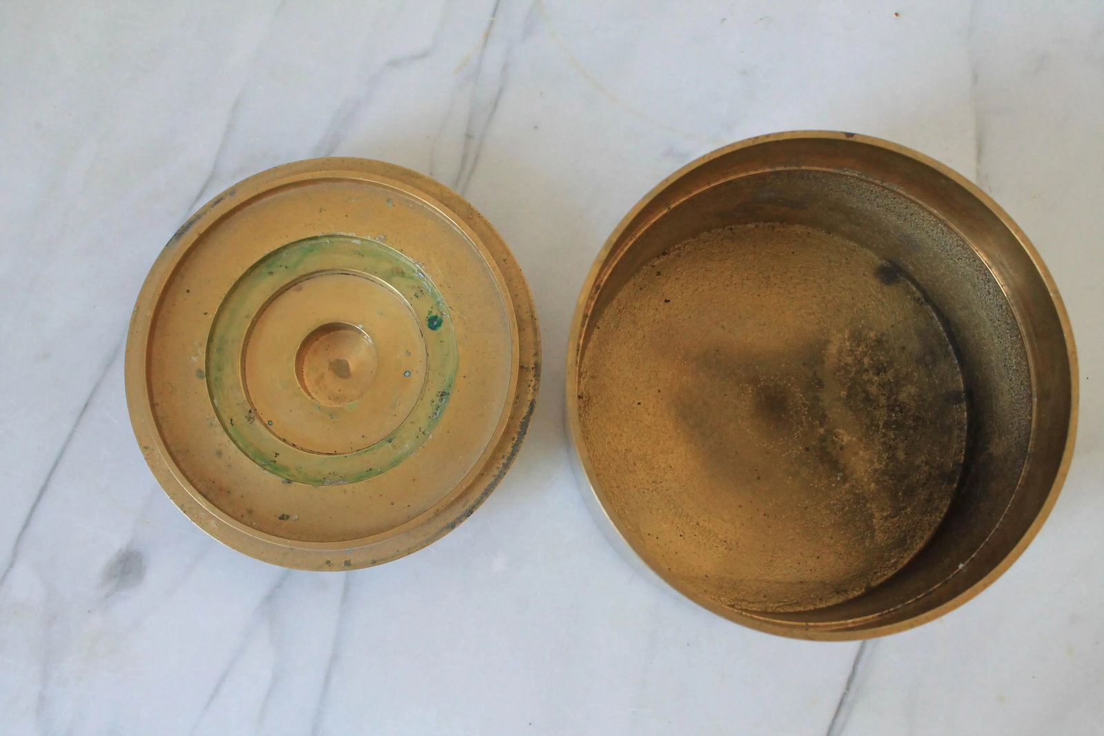 Vintage Lidded Brass Container by Chapman - 6