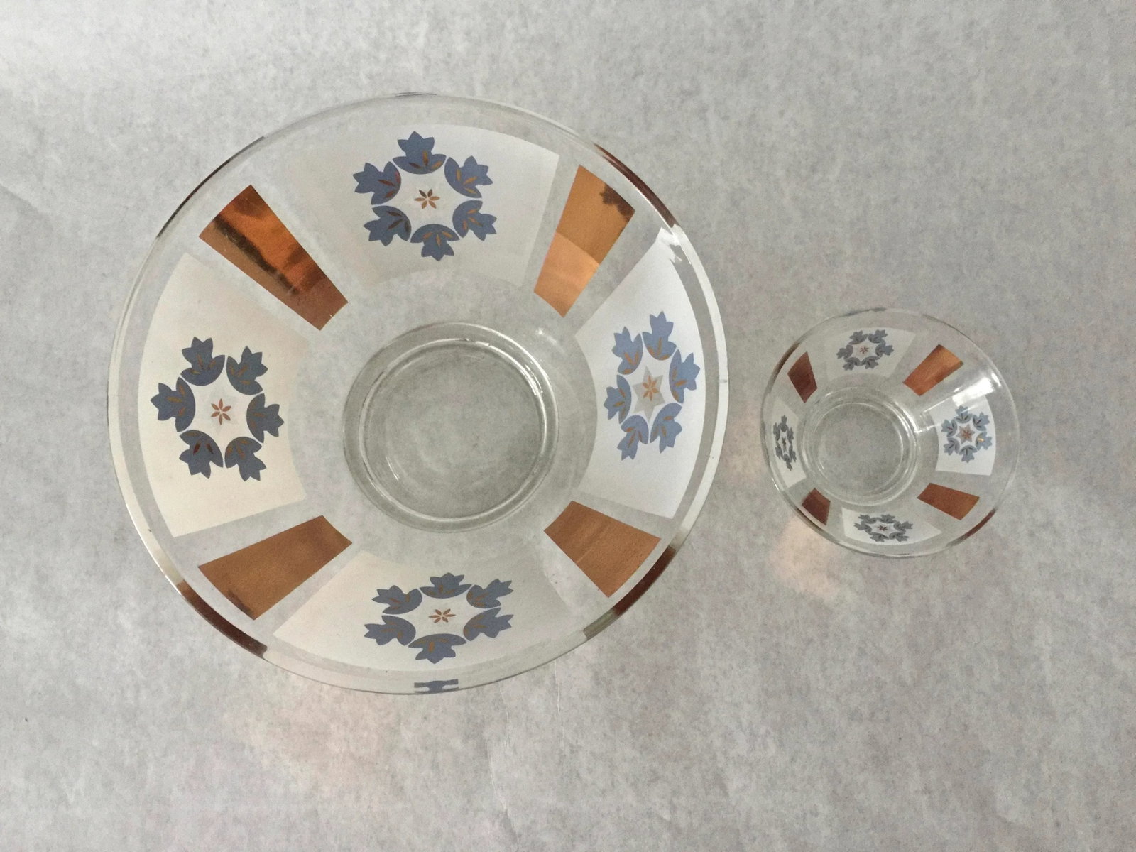 Mid-Century Chip & Dip Bowls - A Pair - 3