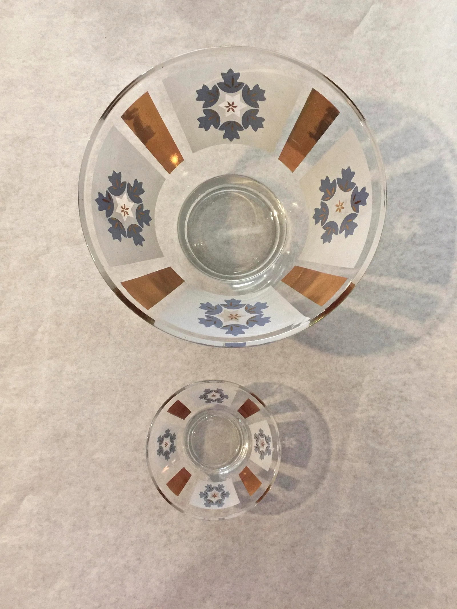Mid-Century Chip & Dip Bowls - A Pair - 4