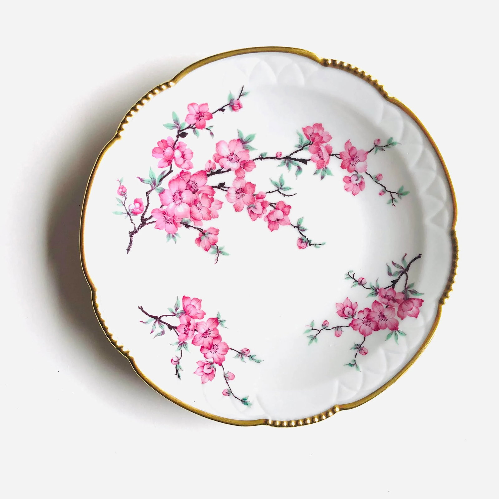 Vintage Mitterteich Bavaria China Dogwood Pattern Plate - 3