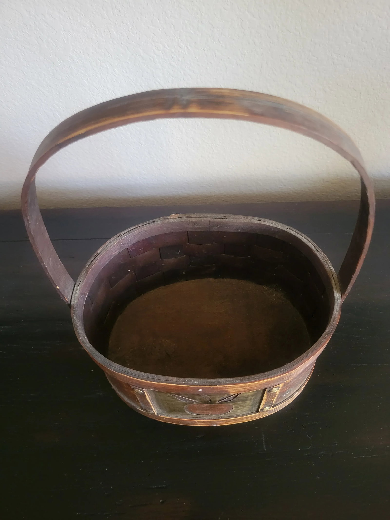 Mid 20th Century Wooden Apple Basket - 7