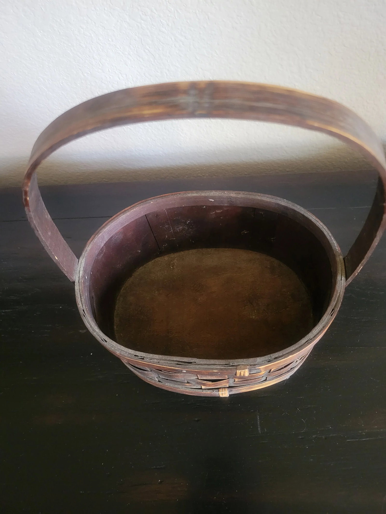 Mid 20th Century Wooden Apple Basket - 8