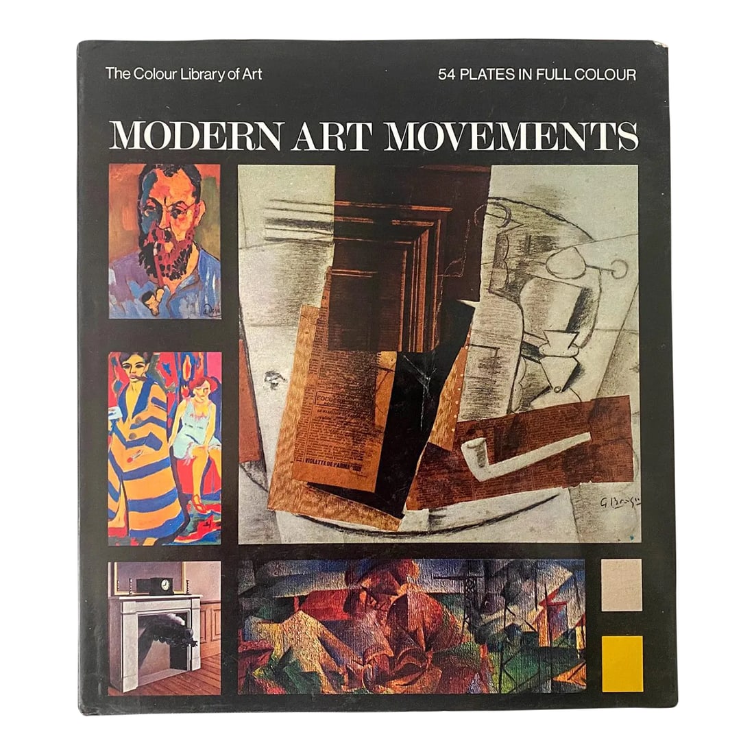 1967 "Modern Art Movements," Vintage Book by Trewin Copplestone: "Modern Art Movements" by Trewin Copplestone (rev. ed., Paul Hamlyn Ltd., London, 1967) is a vintage hardcover art book on the controversial paintings of the 20th century. With 54 vibrant color plates