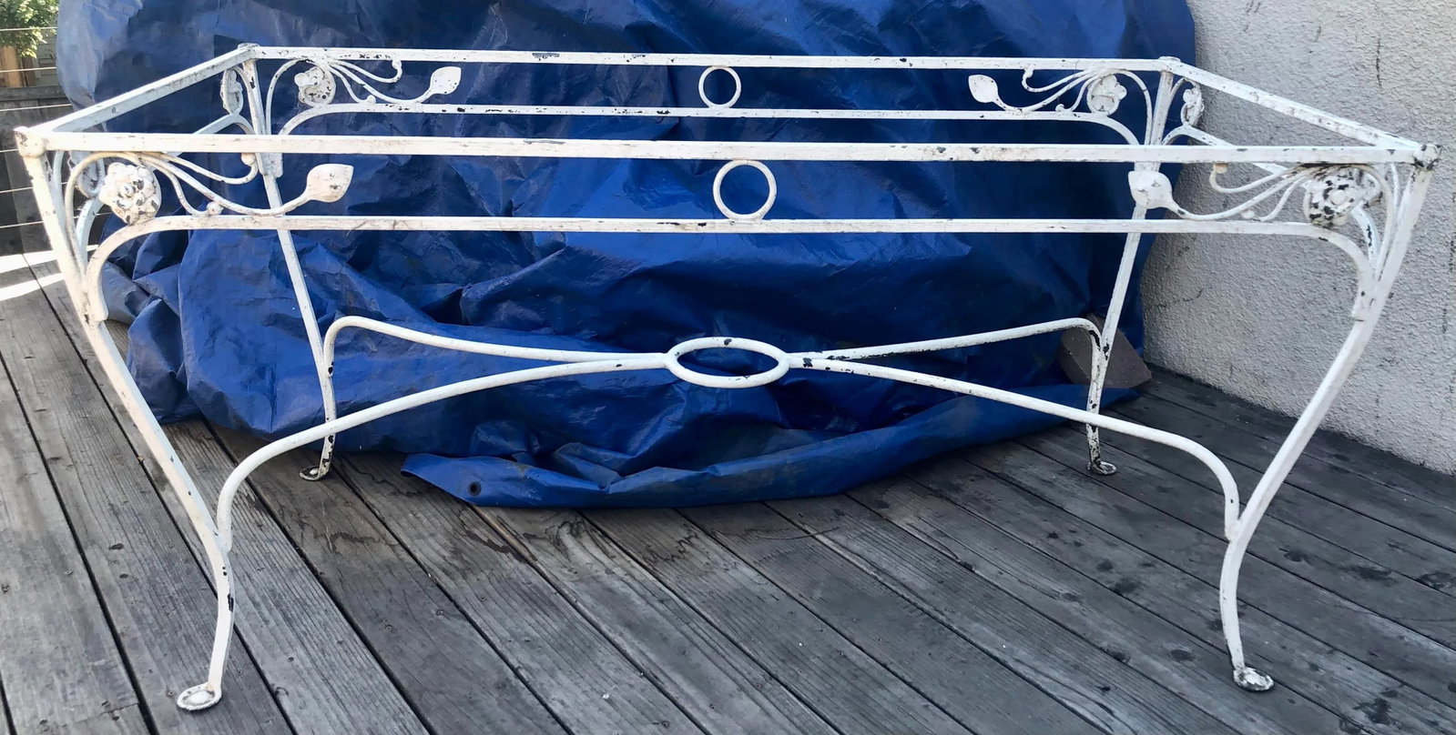 Mid Century Iron Dining Table Base - 4