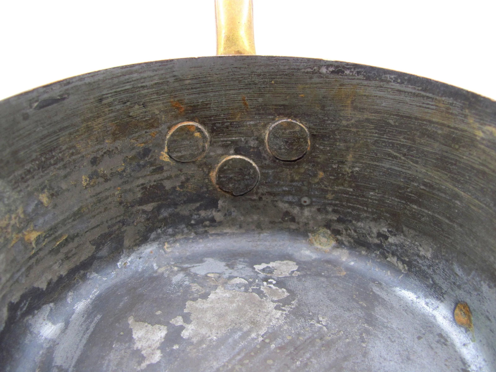 Antique Grand Magasins Paris Du Printemps Copper Sauce Pan French - 9