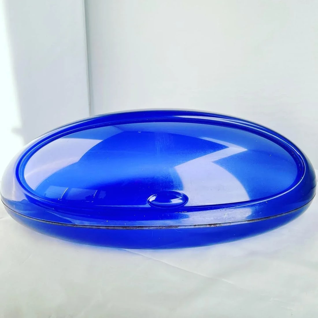 2000s Cobalt "Gnam" Blobism Bread Bin by Alessi - 3