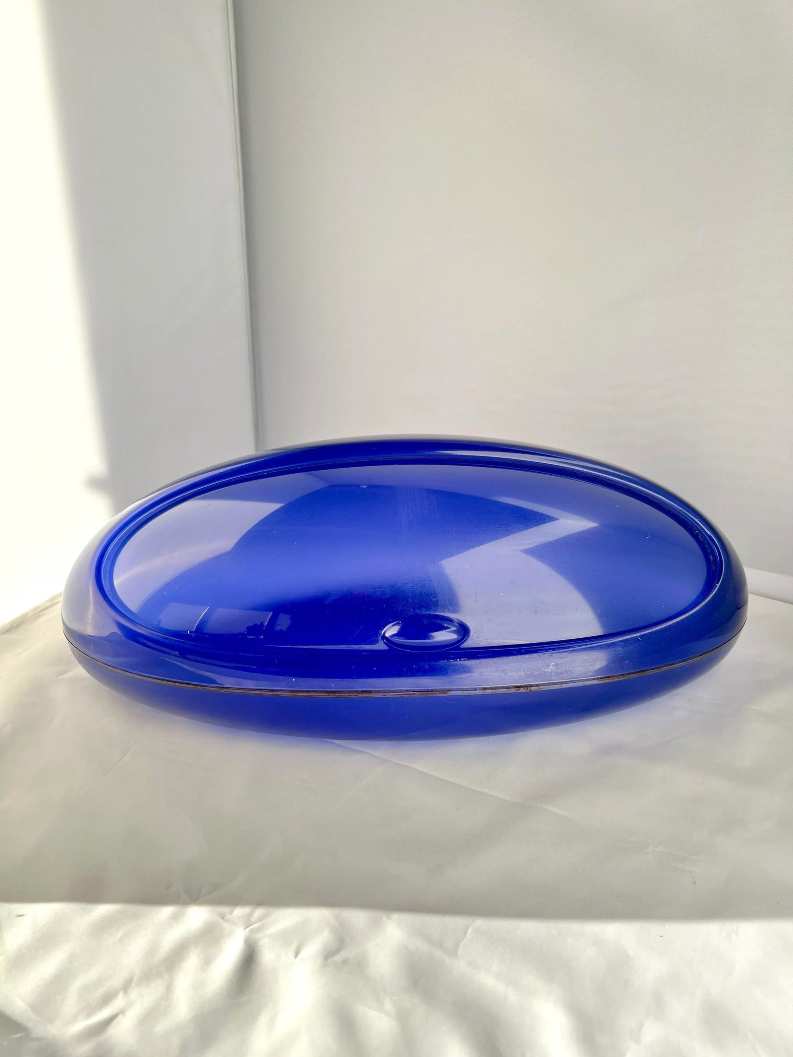 2000s Cobalt "Gnam" Blobism Bread Bin by Alessi - 4