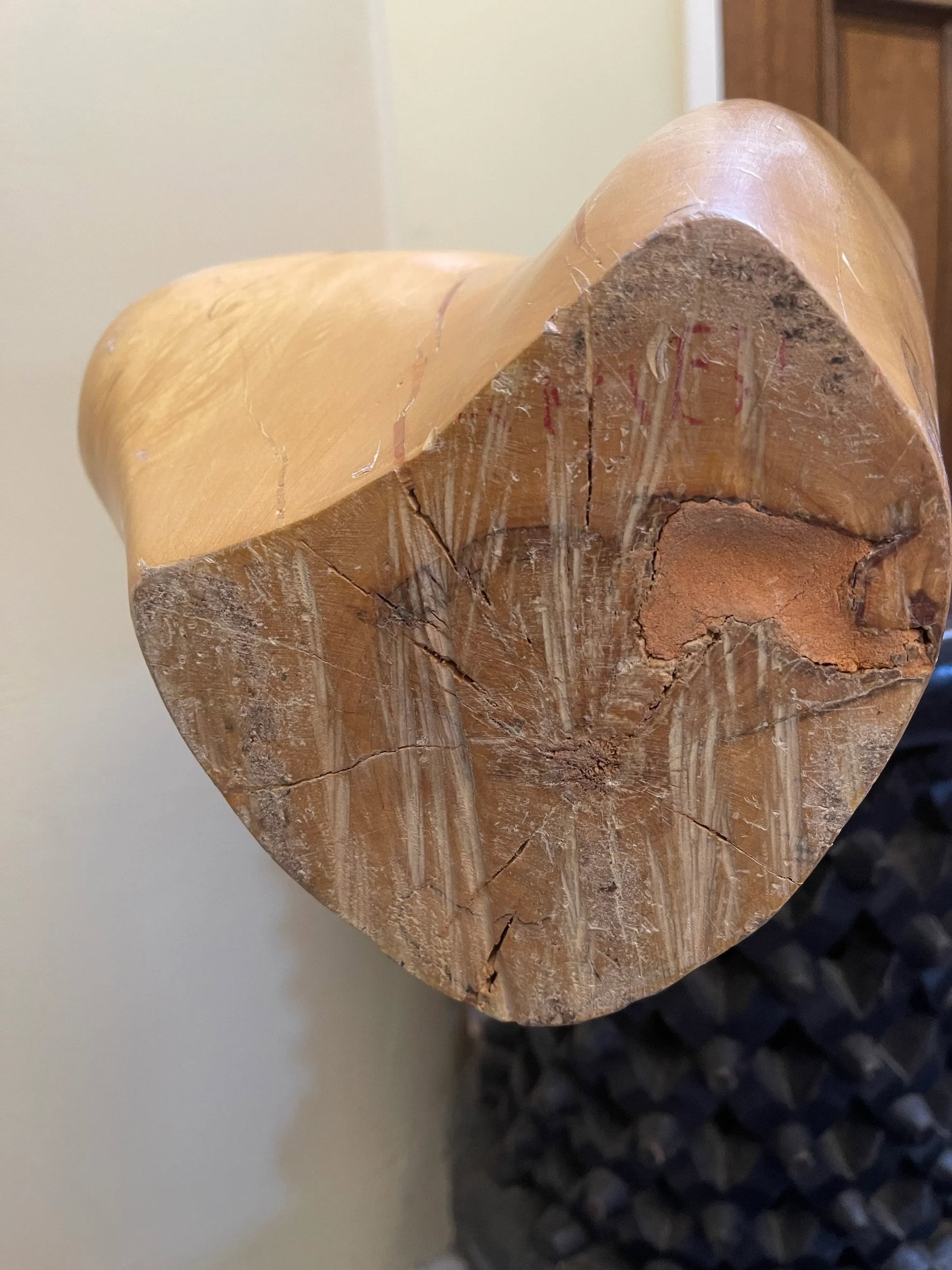 Mid Century Modern Abstract Carved Wood Sculpture - 8
