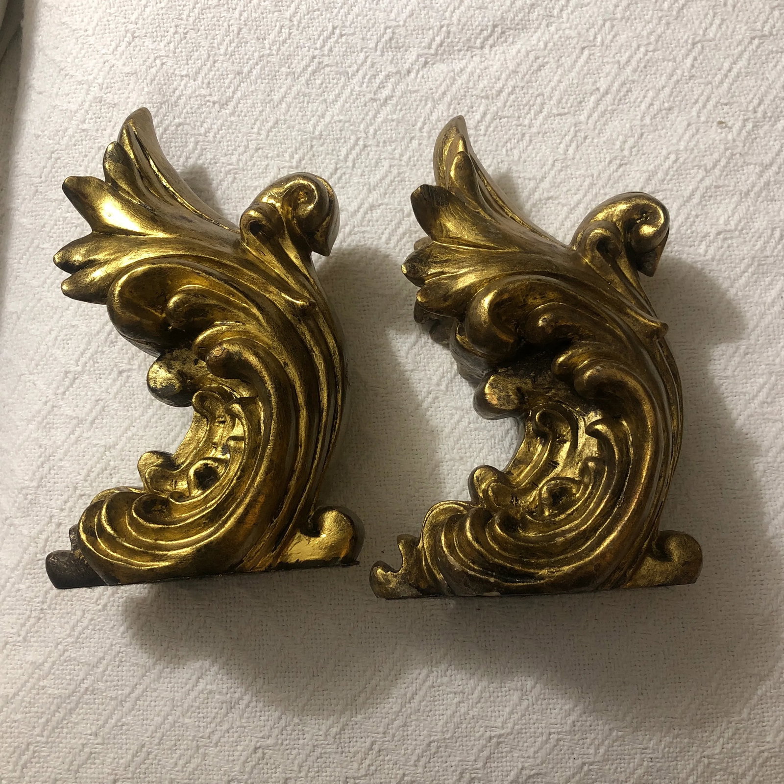1980s Pair of Gilt Bookends - 4