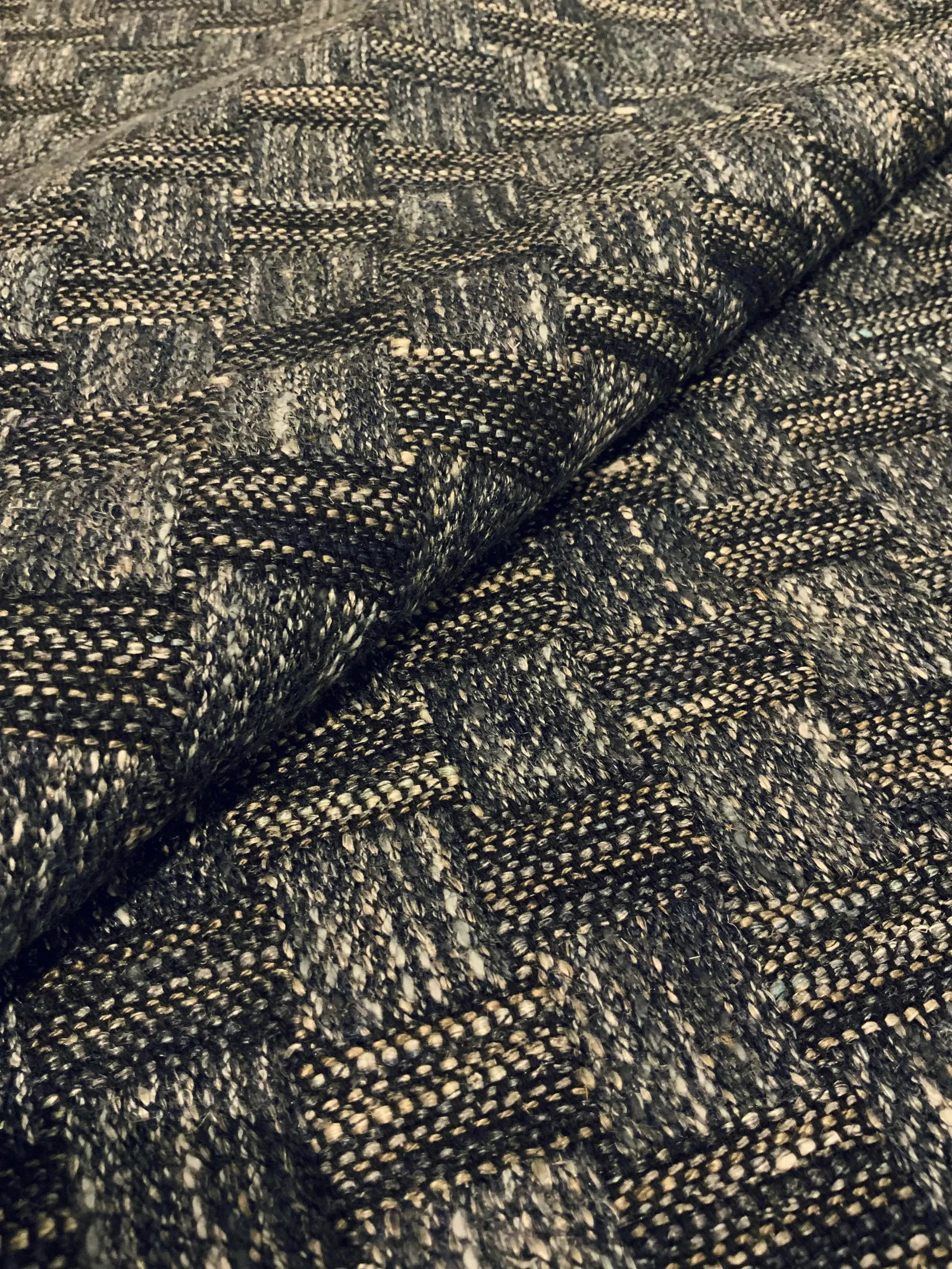 Mark Alexander: Bardi - Indigo Modern Woven Navy Blue Designer Fabric - 5 Yards - 4