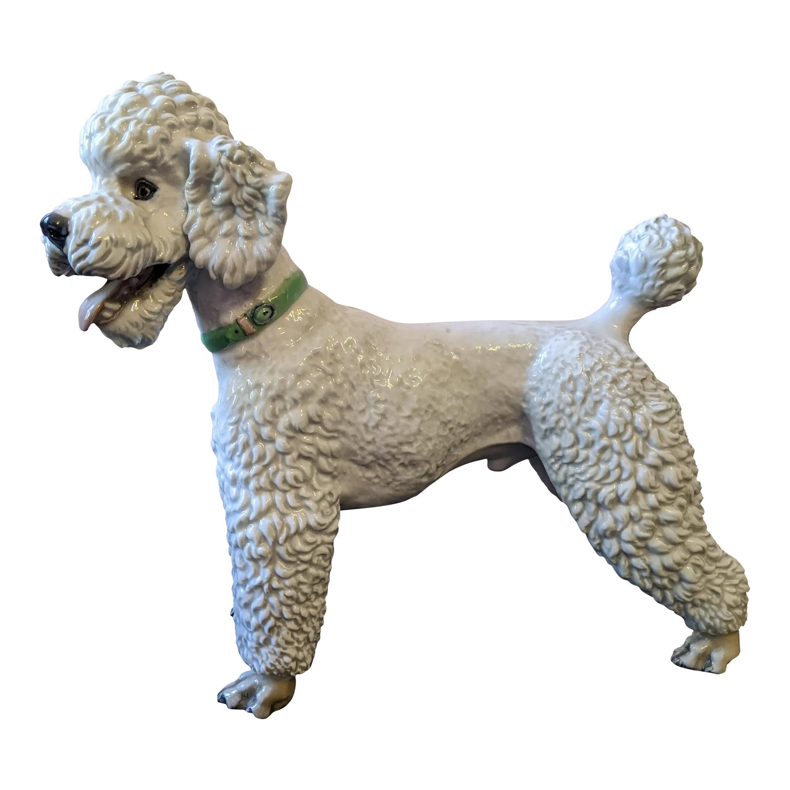 1953 Large Vintage Germany Rosenthal Karner Standing Poodle Porcelain Figurine: 1953 Large Vintage Germany Rosenthal Karner Standing Poodle Porcelain Figurine 9" Beautiful porcelain figurine, lifelike details. Mark under glaze corresponding to Rosenthal 1953 and incised name of