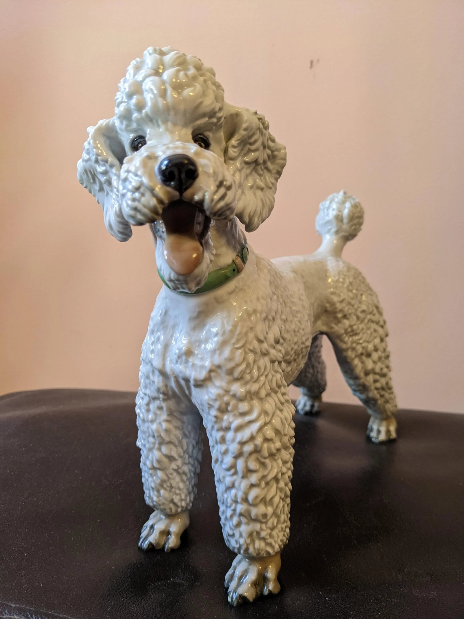 1953 Large Vintage Germany Rosenthal Karner Standing Poodle Porcelain Figurine - 4