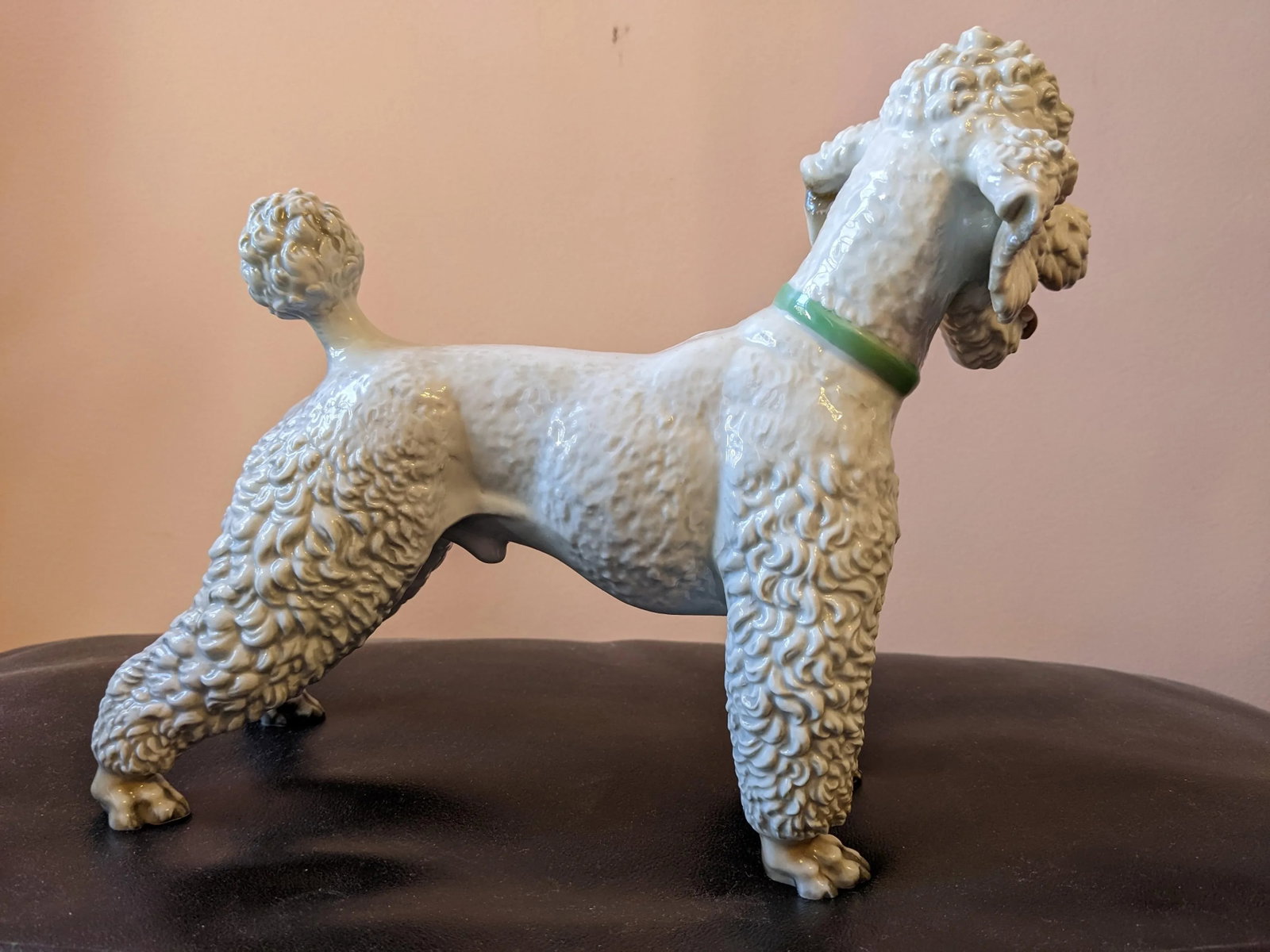 1953 Large Vintage Germany Rosenthal Karner Standing Poodle Porcelain Figurine - 6