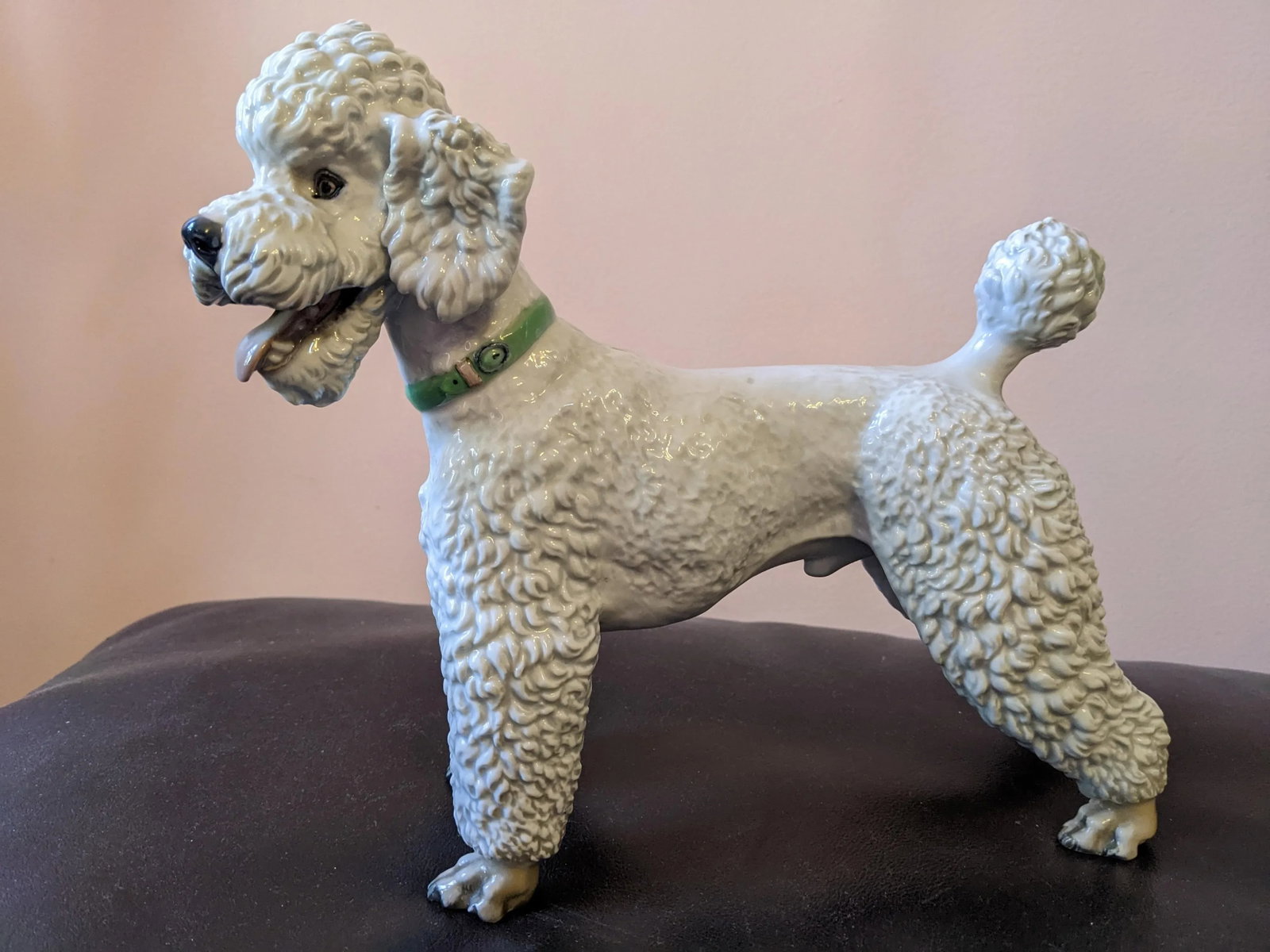 1953 Large Vintage Germany Rosenthal Karner Standing Poodle Porcelain Figurine - 8