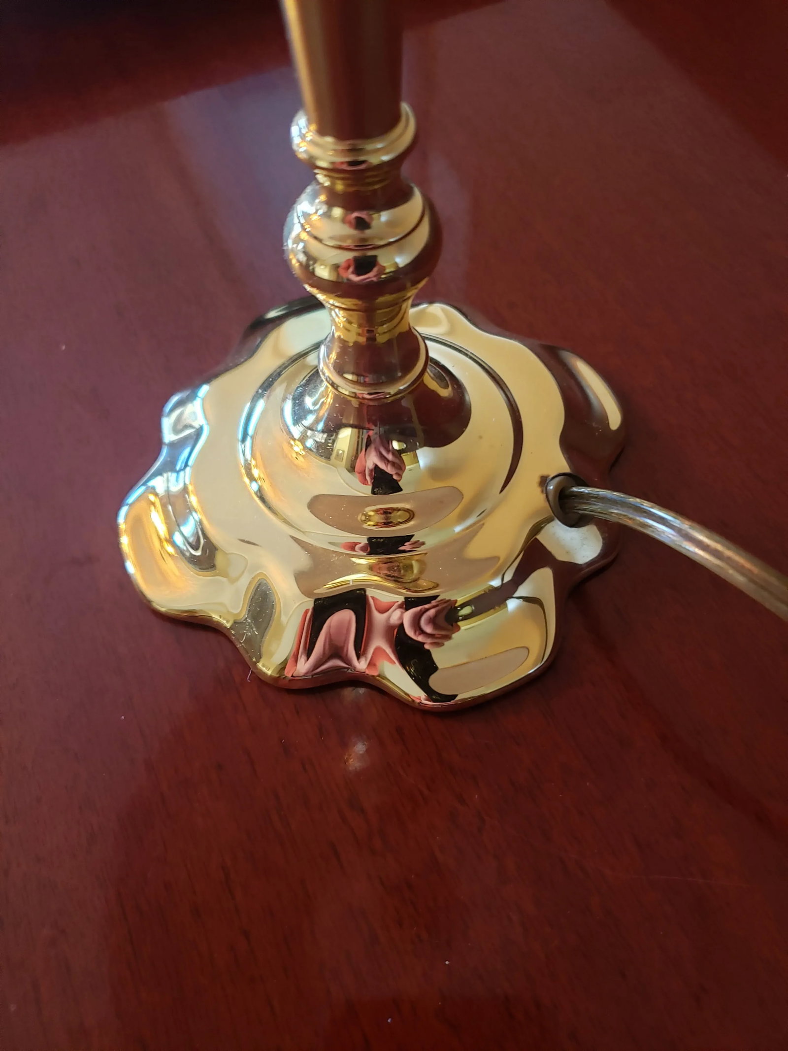 Late 20th Century Baldwin Brass Candlestick Lamp, Historic Deerfield Collection - 3