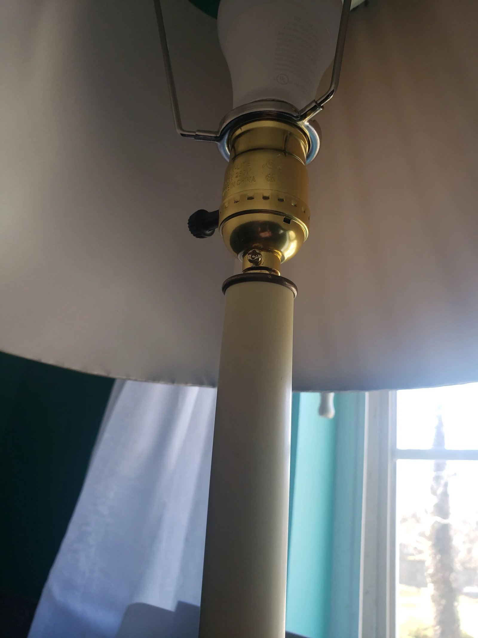Late 20th Century Baldwin Brass Candlestick Lamp, Historic Deerfield Collection - 8