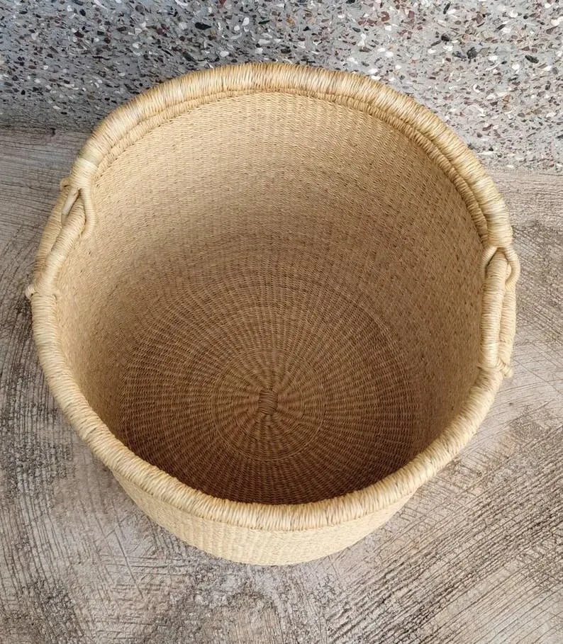 Natural Ghanaian Hamper Basket - 2