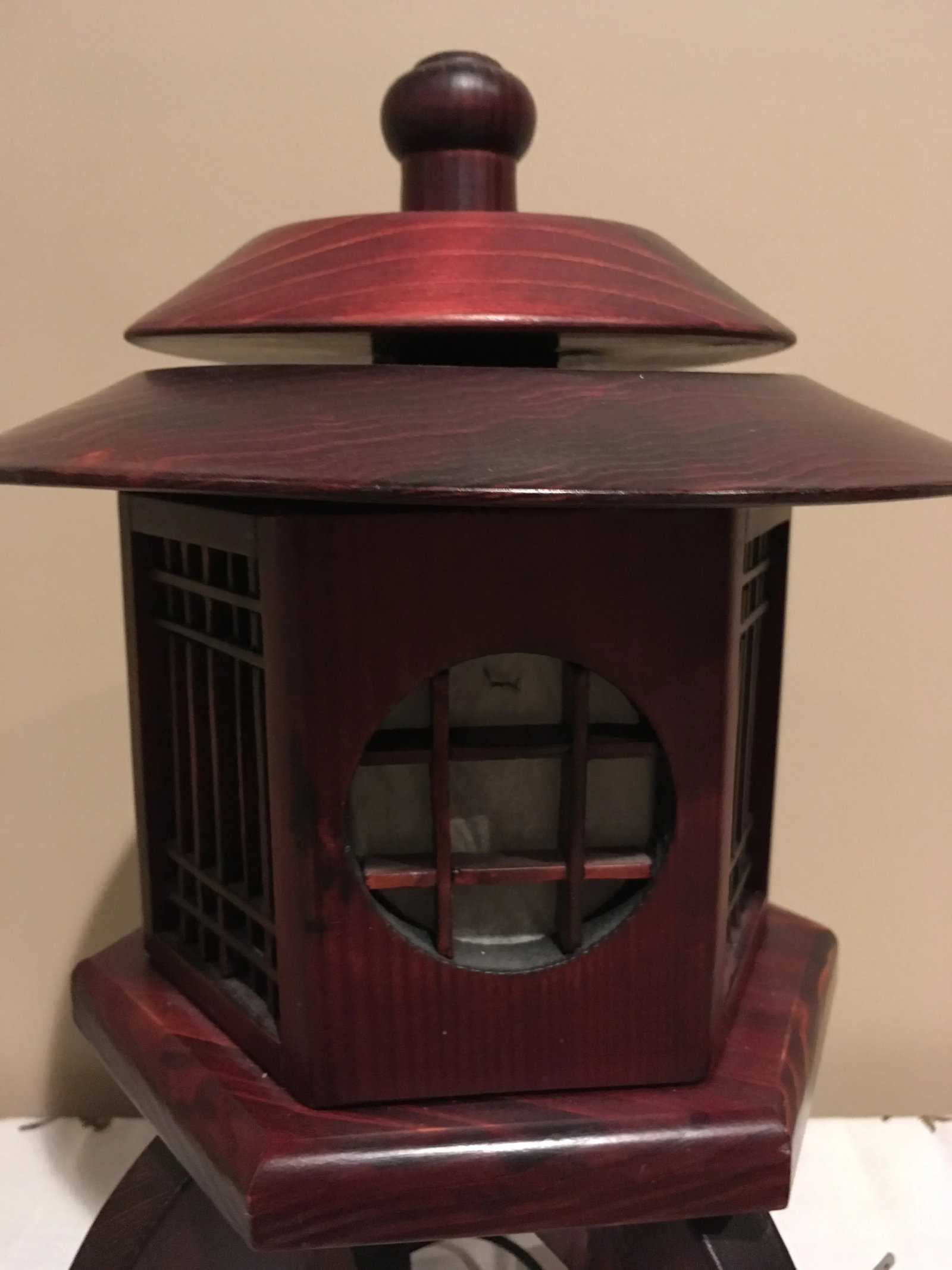 Vintage Chinese Rosewood Lantern - 10
