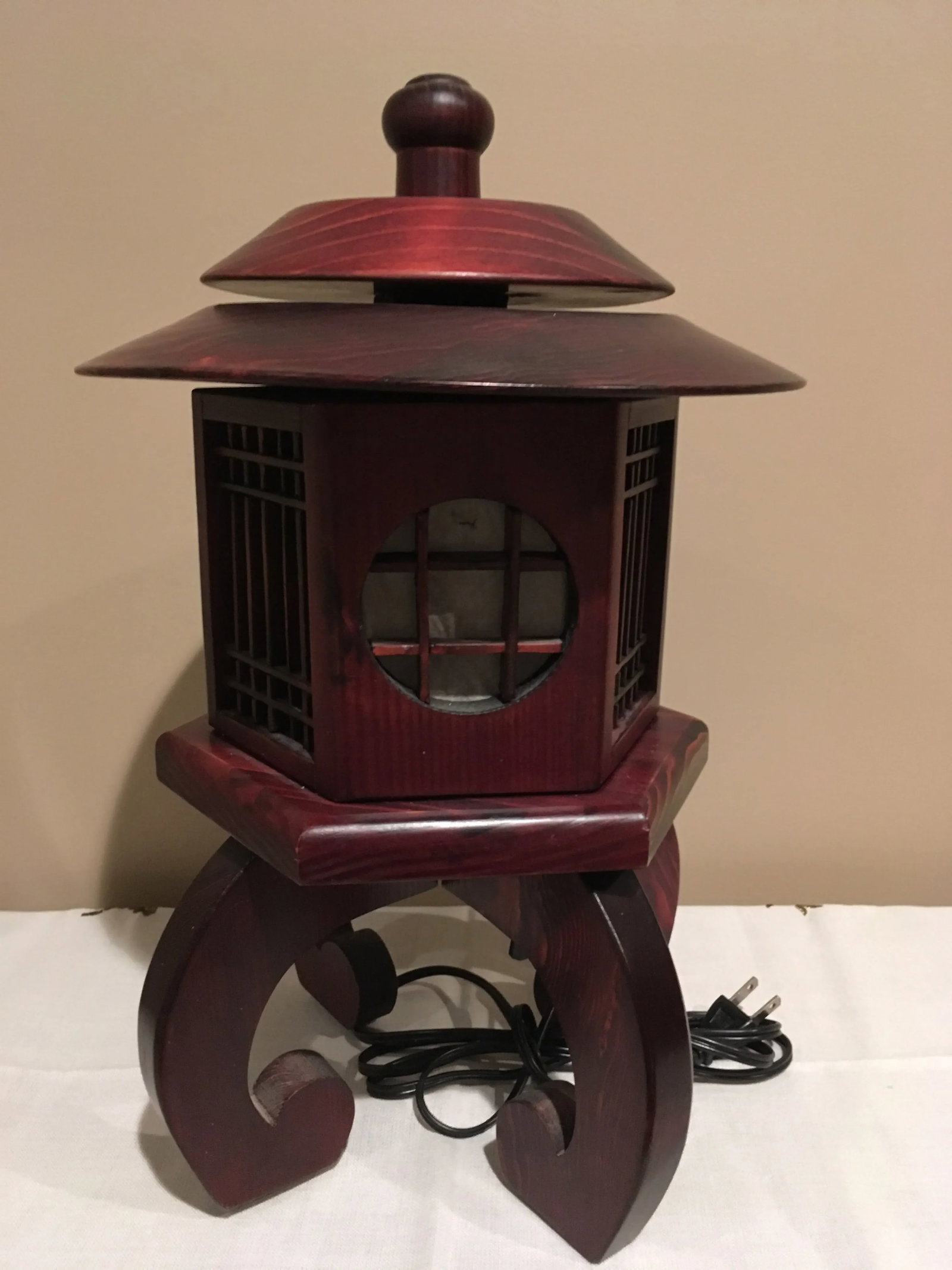 Vintage Chinese Rosewood Lantern - 11