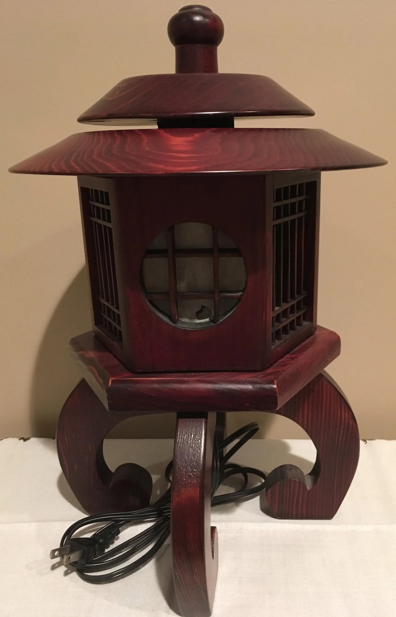 Vintage Chinese Rosewood Lantern - 4