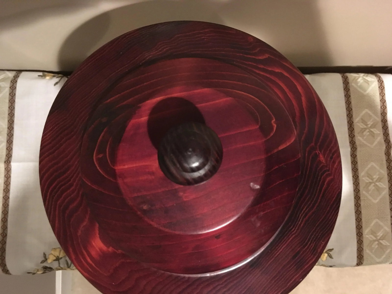 Vintage Chinese Rosewood Lantern - 5