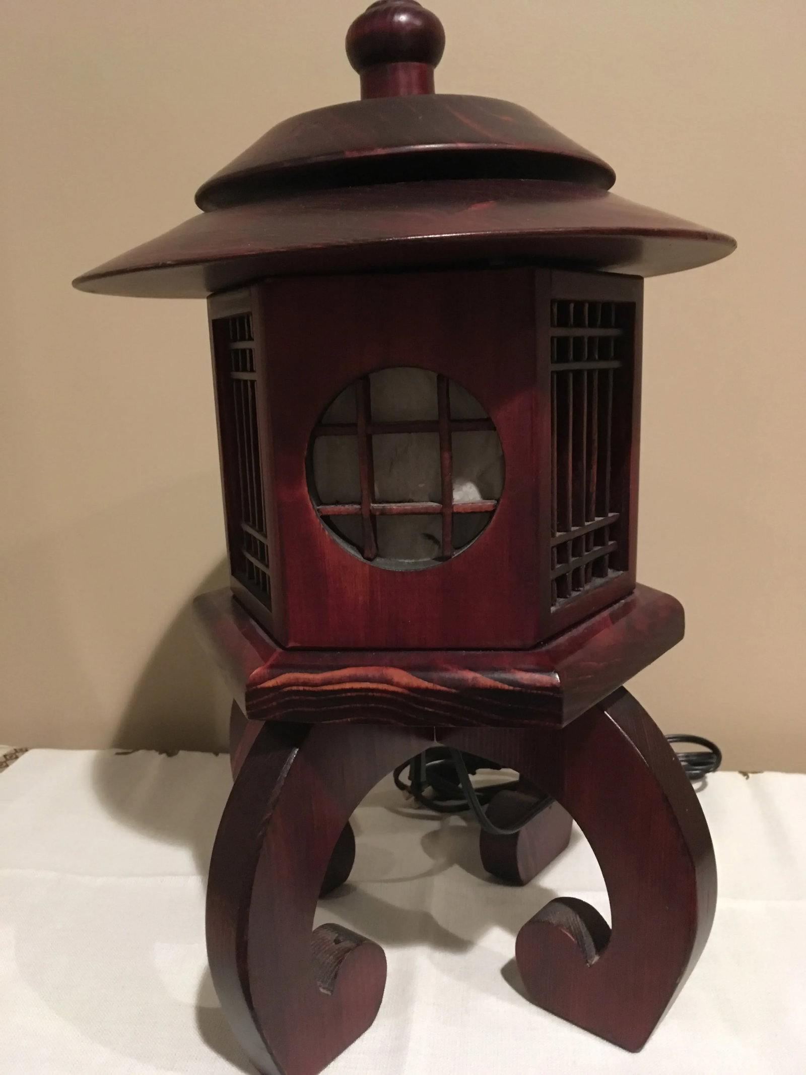 Vintage Chinese Rosewood Lantern - 7