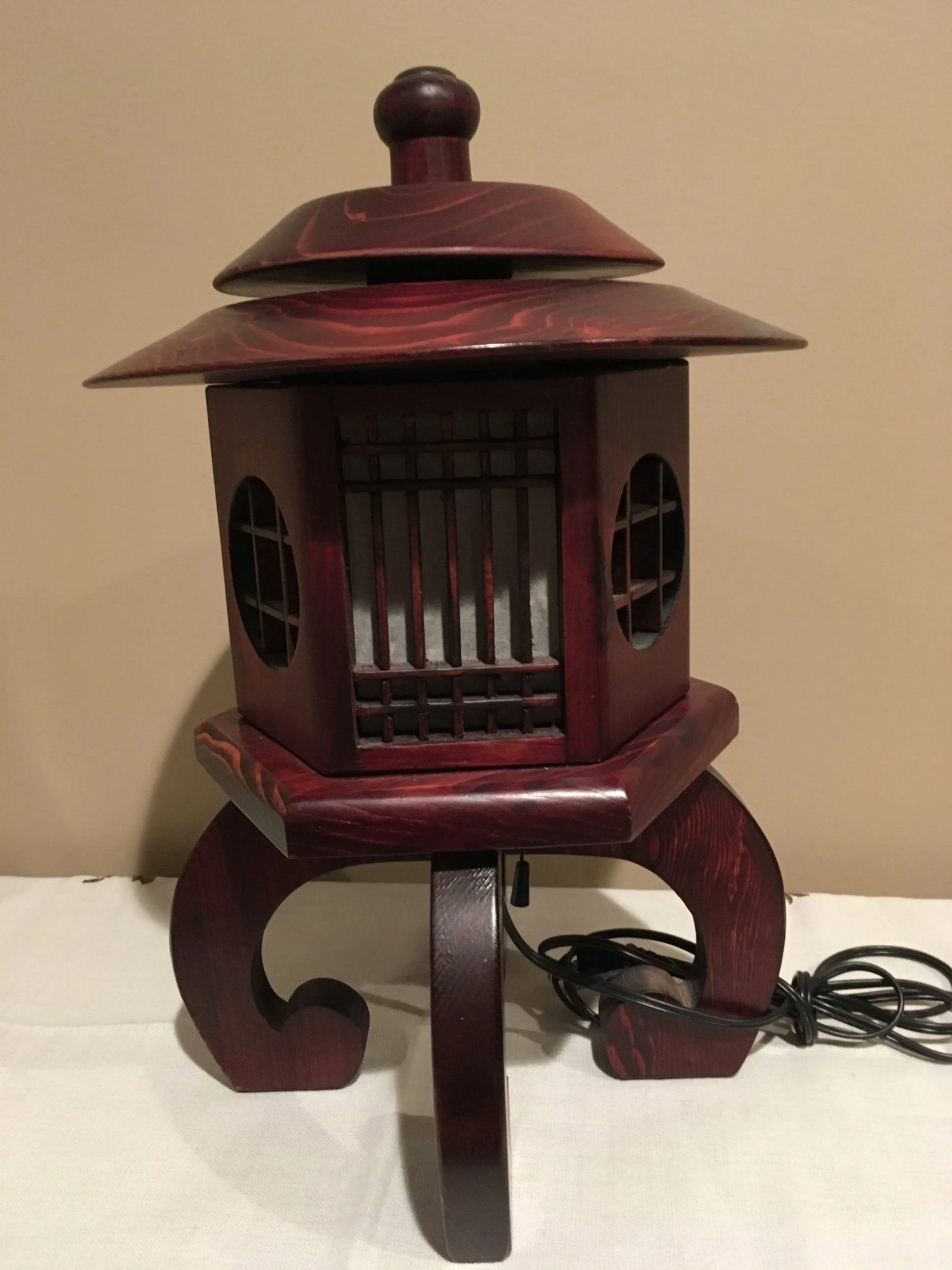 Vintage Chinese Rosewood Lantern - 8