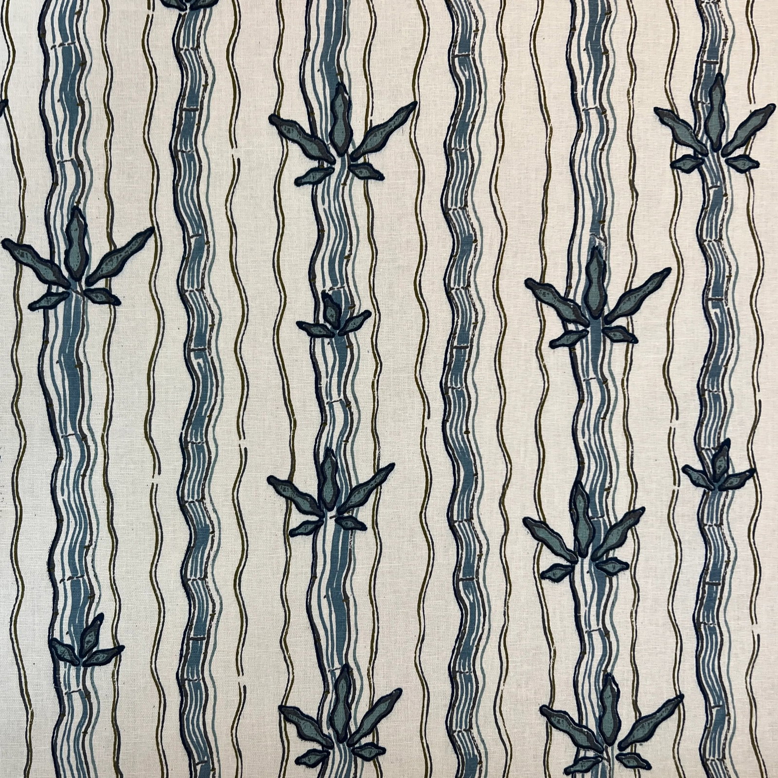 Jed Johnson Blue Walden Linen Fabric - 6 Yards - 4