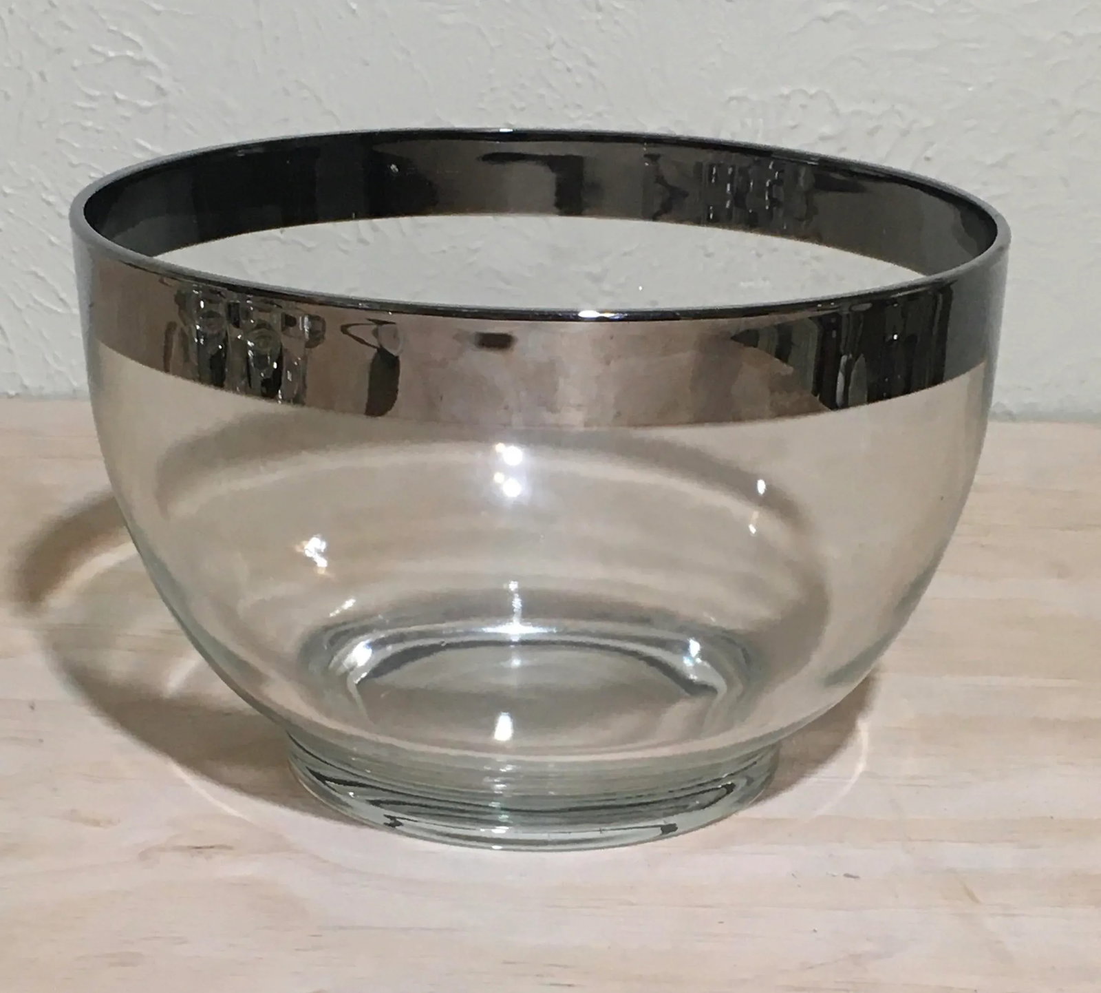 Mid Century Modern Dorothy Thorpe Style Silver Rim Roly Poly Punch Bowl Set- 23 Pieces - 2