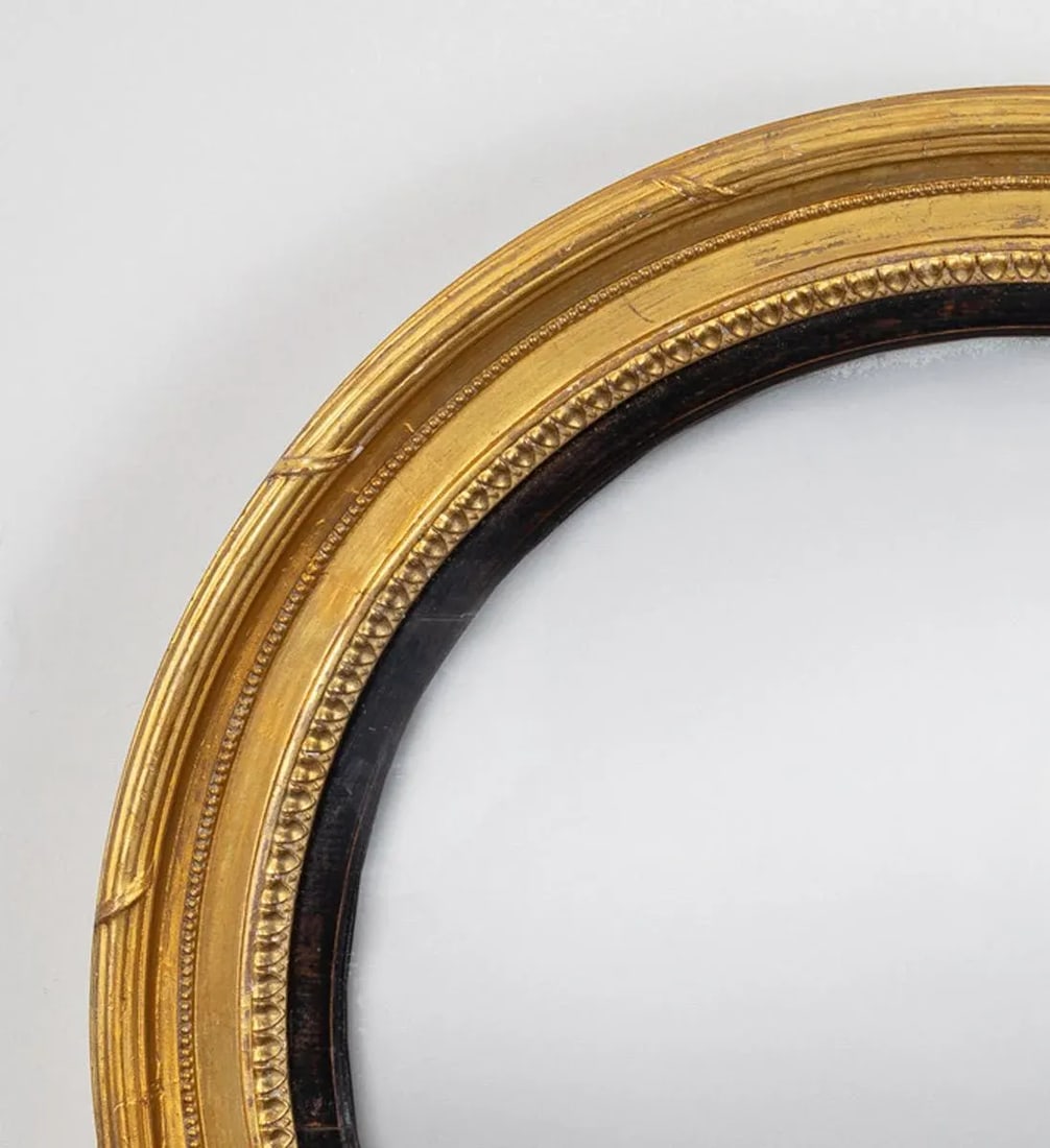 Regency Large Convex Mirror, Circa 1810 - 5
