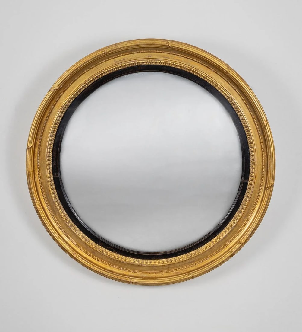 Regency Large Convex Mirror, Circa 1810 - 7