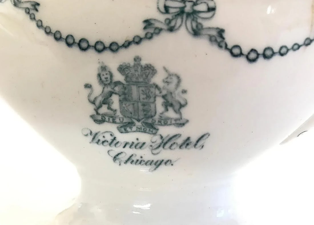 Antique Victoria Hotel Chicago Gravy Boat - 5