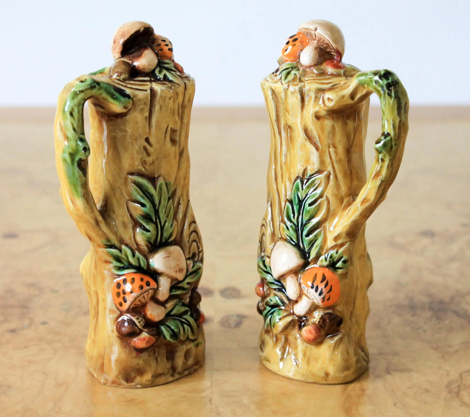Mid Century Mushroom Salt & Pepper Shakers - 2