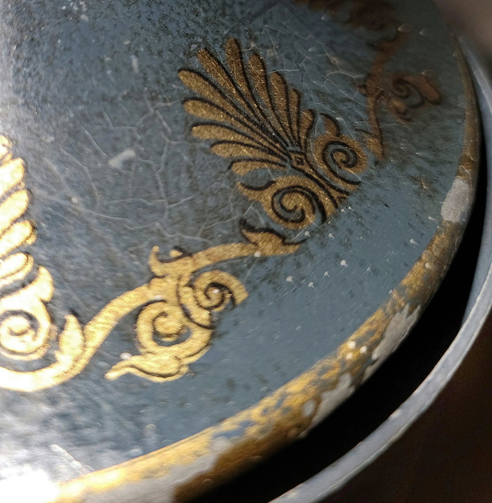 Antique Italian Regency Period Toleware Chestnut Urn With Cover, Signed - 12