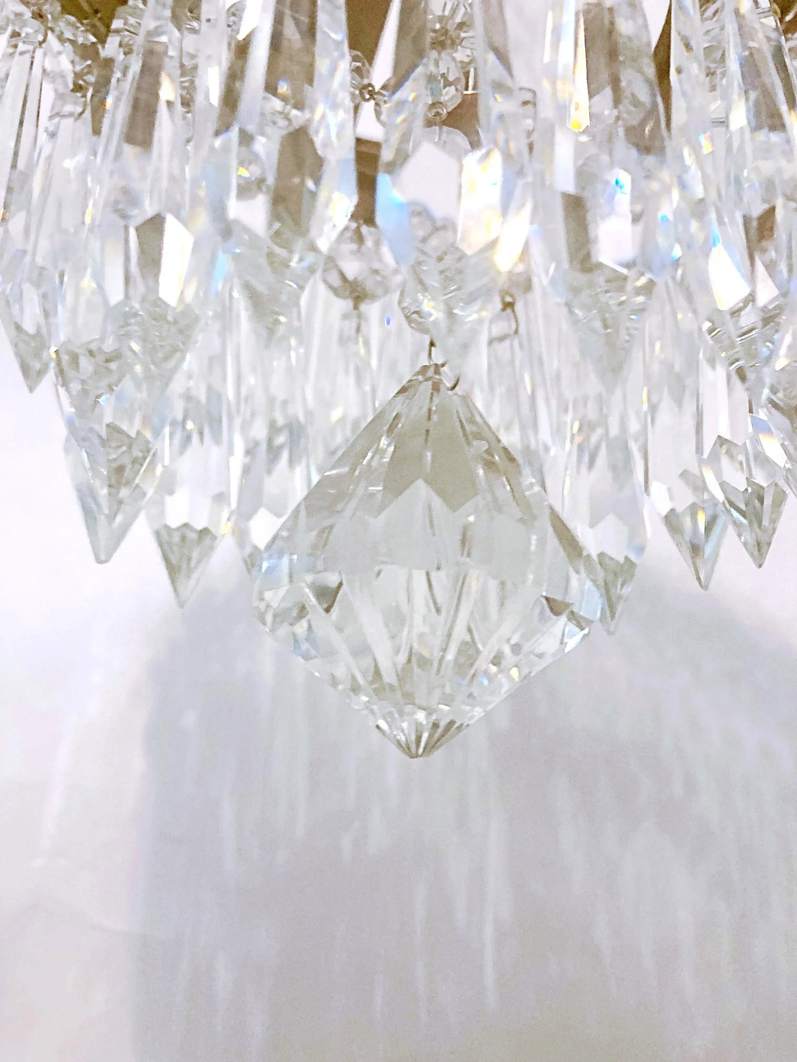 Mid 20th Century Italian Silver Layered Chandelier With Rosettes - 4