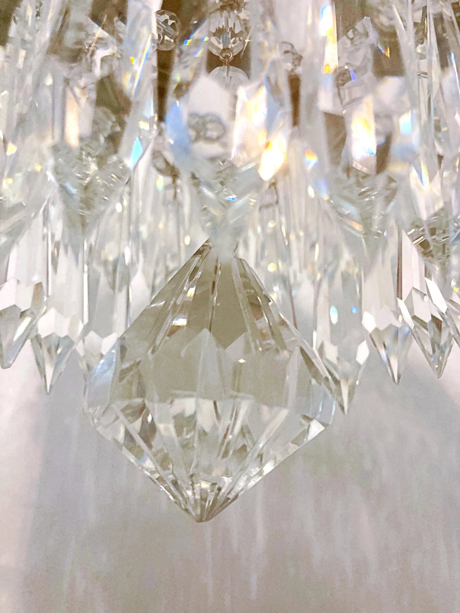 Mid 20th Century Italian Silver Layered Chandelier With Rosettes - 7