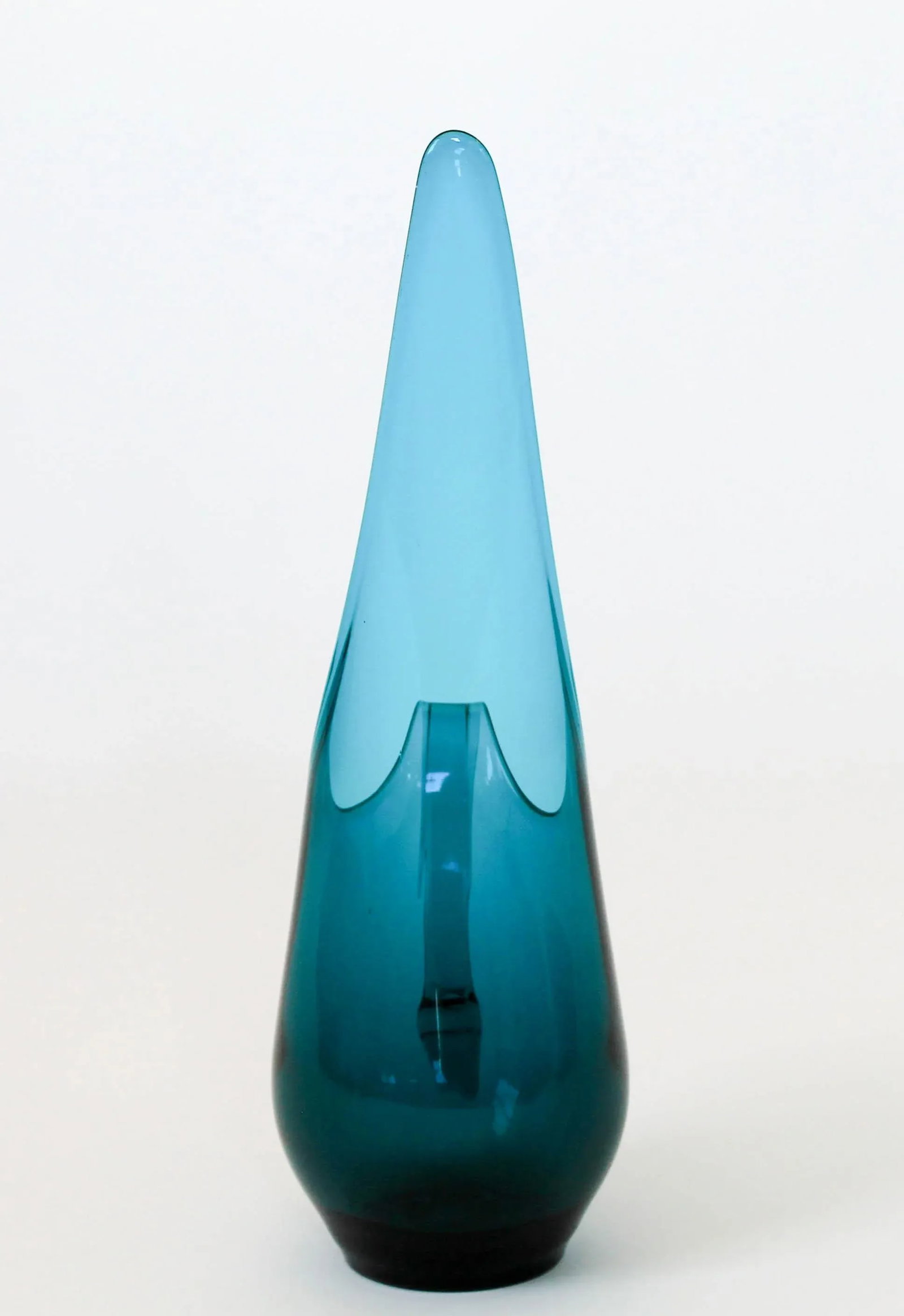 Mid-Century Blue Viking Glass Pitcher - 5