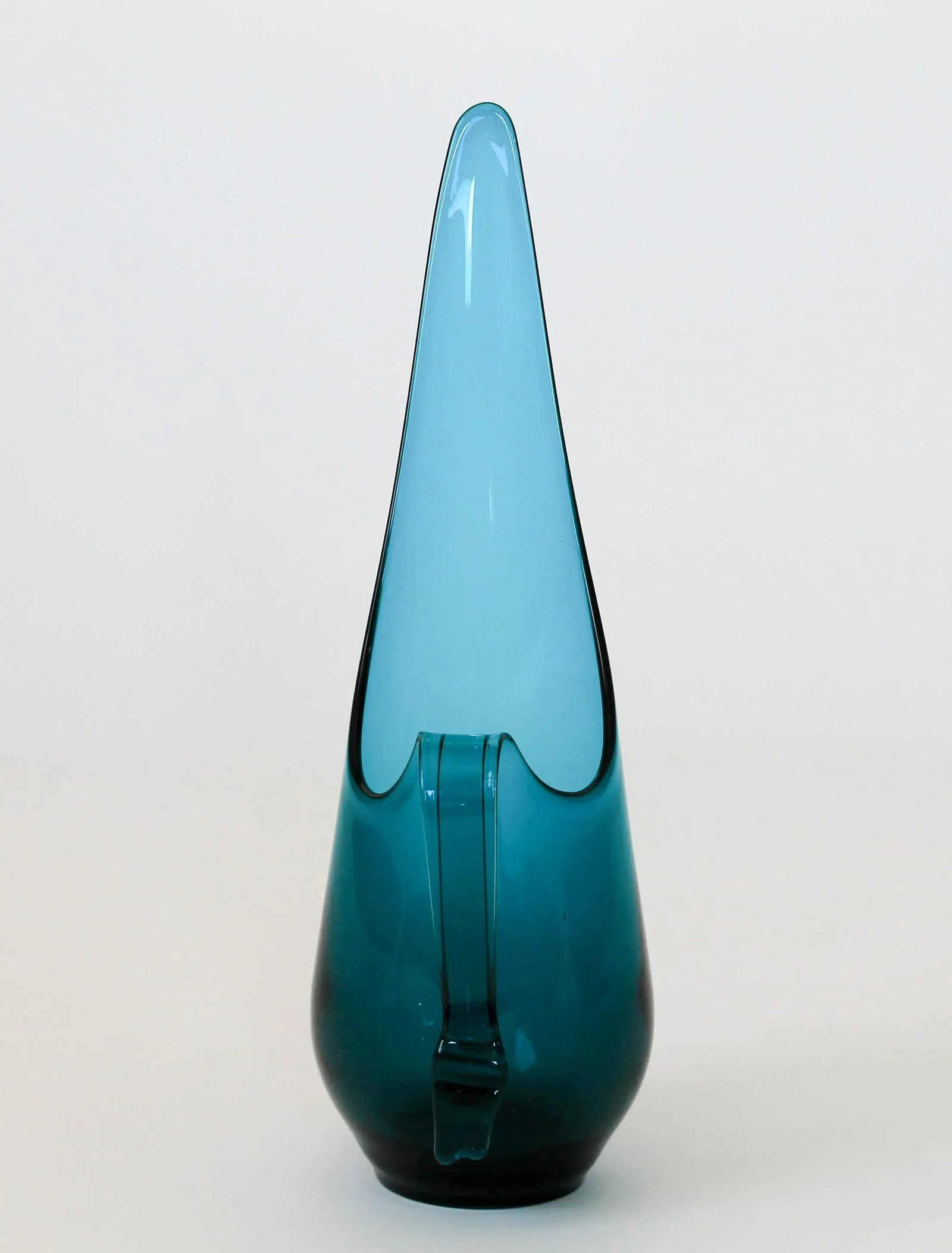 Mid-Century Blue Viking Glass Pitcher - 6