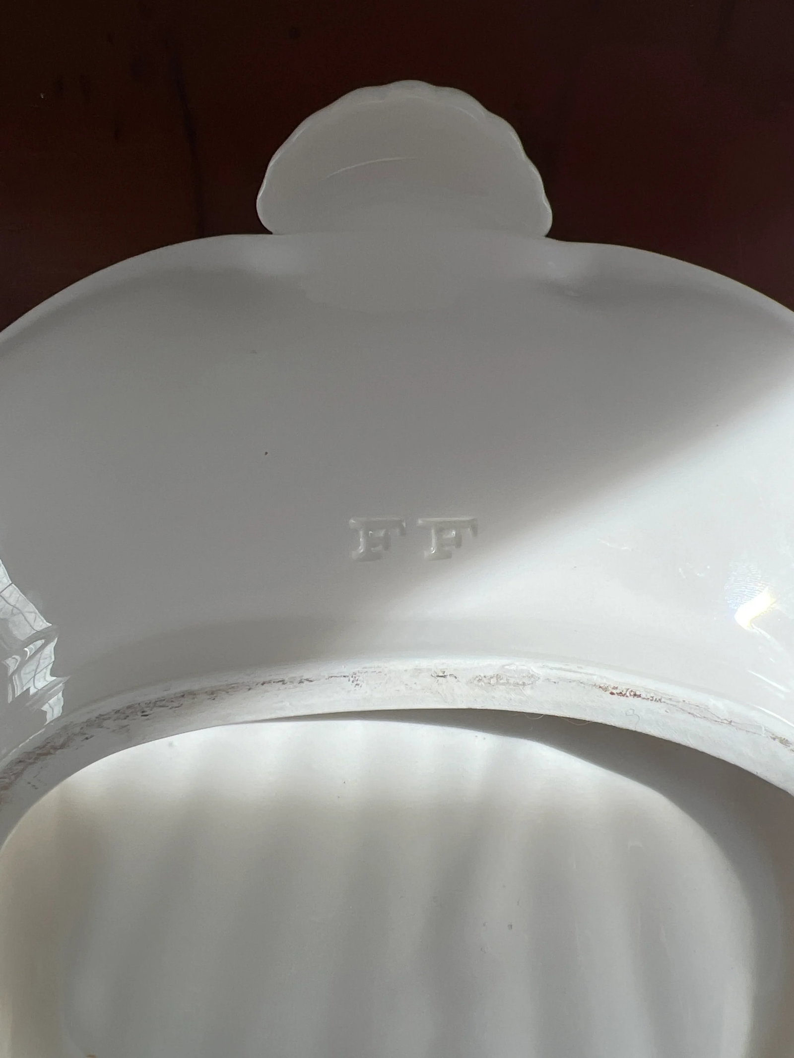 Vintage Fitz and Floyd Scallop Hors D' Ouvre Serving Bowl - 10