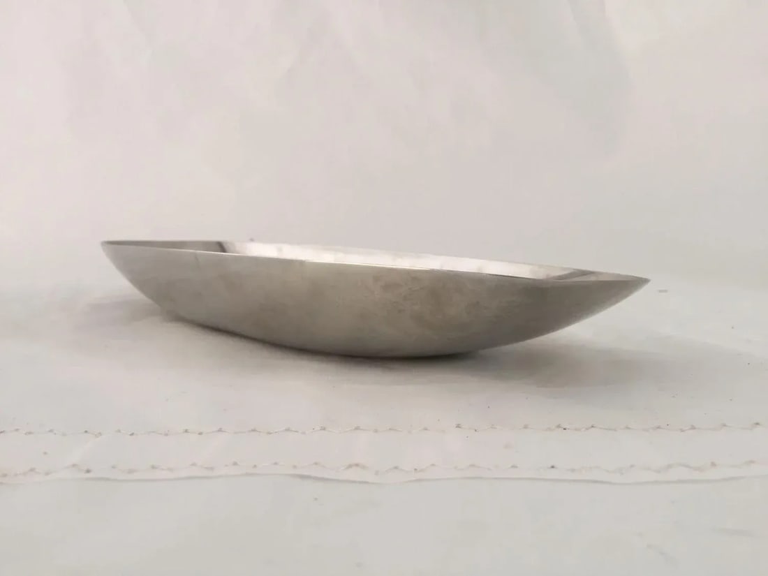 Mid-Century Stainless Serving Bowl - 6