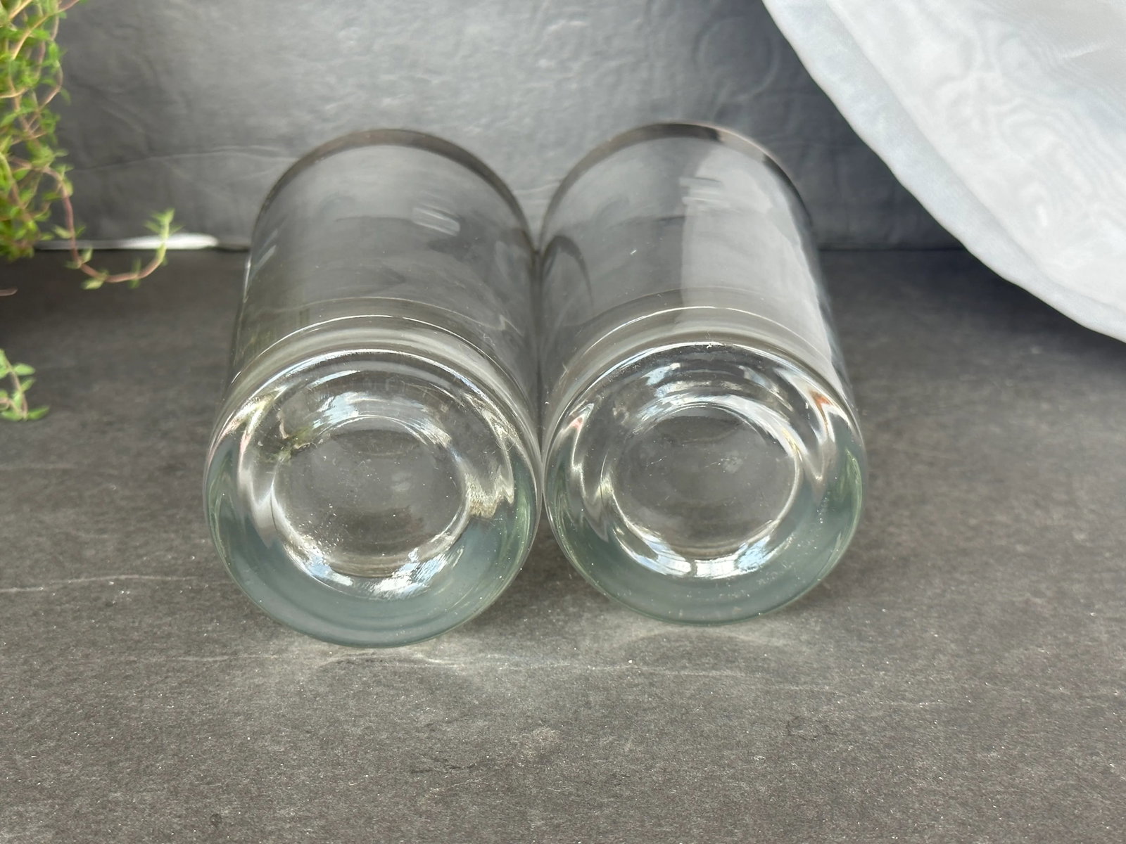 Mid Century Modern Highball Cocktail Glasses Set of 2 - 10