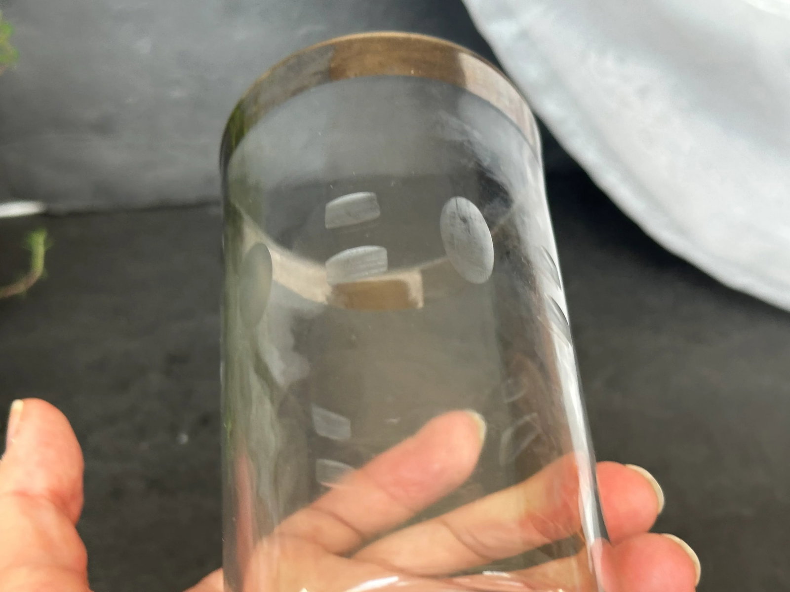 Mid Century Modern Highball Cocktail Glasses Set of 2 - 8